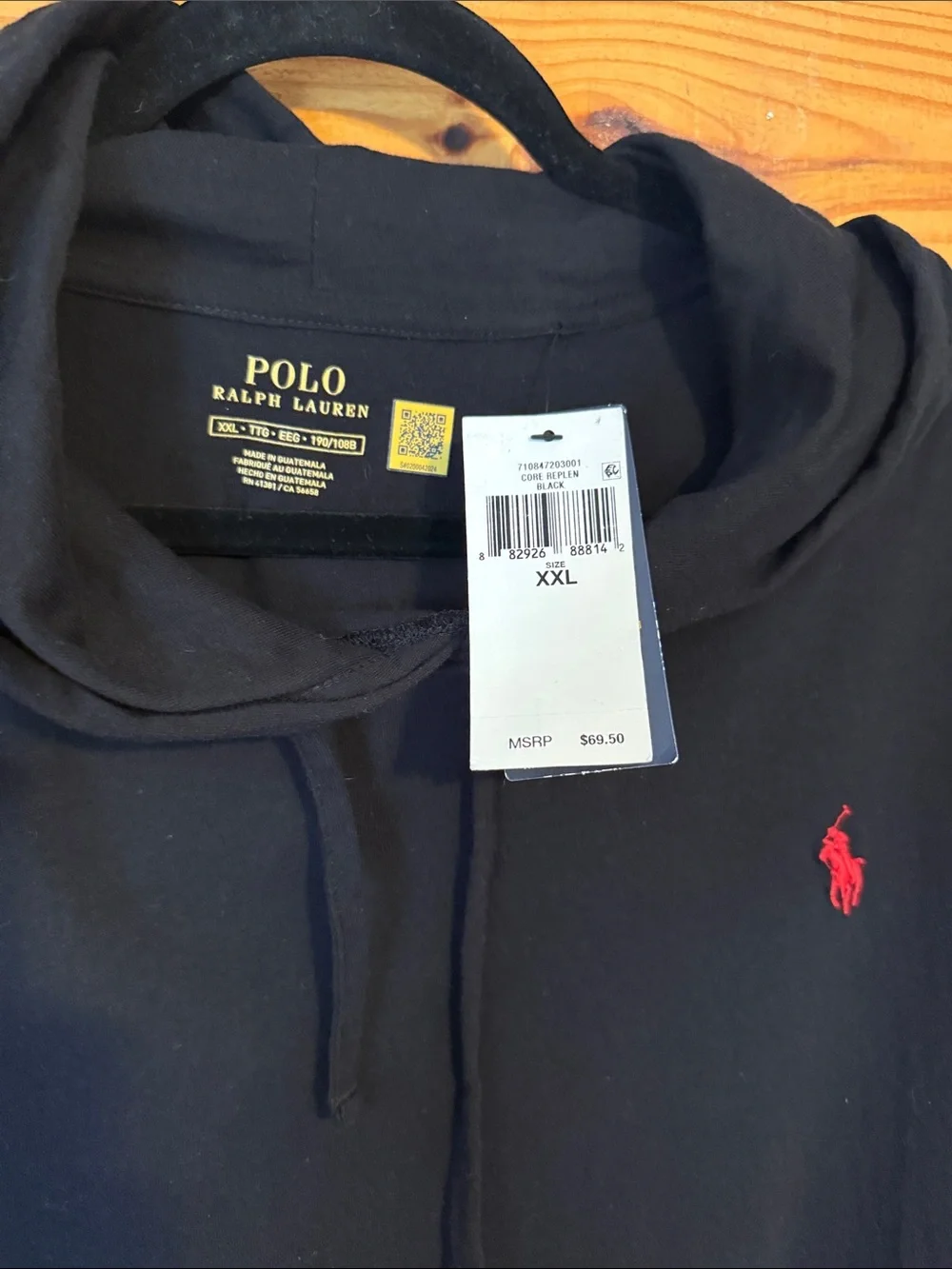 NWT Polo Ralph Lauren Jersey Hooded T-Shirt
